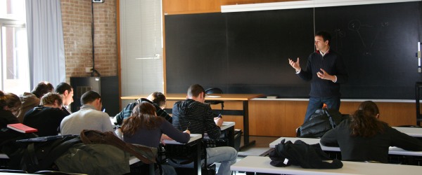 Geography class at the University of Girona