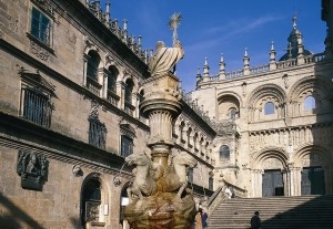 Plaza de Platerías en Santiago de Compostela © Turespaña